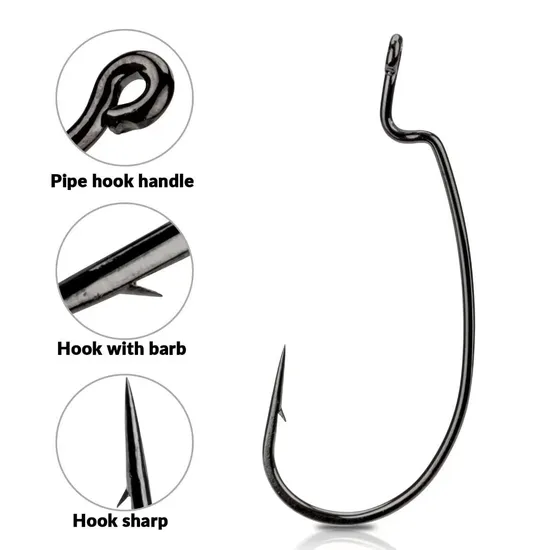 Circle Rigs Saltwater Steel Leader Wire 25PCS Heavy Duty Hooks